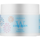 Осветляющий крем для лица Enough W Collagen Whitening Premium Cream с коллагеном 50 г - Pampik