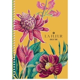 Тетрадь для записей Student А5, в клеточку, спираль, 80 л., Колаж больших цветов (A5-SC-080-6092K) - Pampik