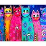 Алмазна мозаїка Santi Art cats, 40х50 см (954451) - Pampik