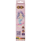 Олівці кольорові ZiBi Kids Line Магія 6 шт. (ZB.2447) - Pampik