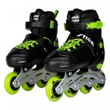 Роликові ковзани Stiga Tornado розмір 30-33 чорний з зеленим (80-2040-04) - Pampik