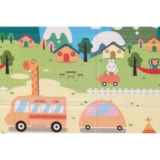 Дитячий килимок Poppet Крутезні канікули та Чудесні звірята двосторонній складний 150х180x1 см (PP022-150) - Pampik - 5