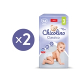 Набір підгузків на липучках Chicolino 3 (4-9 кг), 108 шт. - Pampik - 2