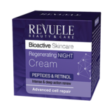 Нічний регенеруючий крем для обличчя Revuele Bioactive Peptides&Retinol Пептиди та Ретинол, 50 мл - Pampik