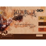 Скетчбук ZiBi Art Line А4 40 аркушів коричневий (ZB.1486) - Pampik