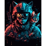 Картина за номерами Santi Кіборг, 40х50 см (954469) - Pampik