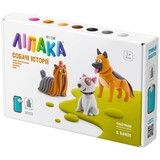 Набор пластилина Липака Собачьи истории: йорк, бультерьер, овчарка (60048-UA01) - Pampik - 2