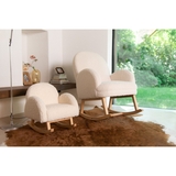 Крісло-гойдалка Childhome Teddy white, білий (RCKTOW) - Pampik - 6