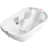 Ванночка OK Baby Onda, з анатомічною гіркою та термодатчиком, біла - Pampik