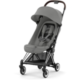 Прогулянковий візочок Cybex Coya Chrome Dark Brown Mirage Grey, сірий (522004395) - Pampik - 5