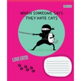 Набор тетрадей общих 1 Вересня Love Cats, A5, в линию, 48 листов, 10 шт. (766027) - Pampik - 3