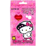Пластилин восковой Kite Hello Kitty 12 цветов 200 г (HK21-086) - Pampik