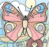 Водяна розмальовка Кристал Бук Метелики, 8 сторінок (F00026444) - Pampik - 3