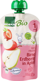 Пюре Edeka Bio Яблуко, груша та полуниця, 100 г - Pampik