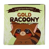 Гідрогелеві патчі для шкіри навколо очей Secret Key Gold Racoony, із золотом, 90 шт. - Pampik - 3