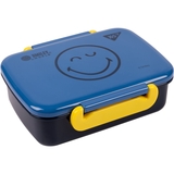 Ланч-бокс Yes Smiley World United 420, мл, чорний з синім (707972) - Pampik