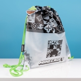 Сумка для взуття Yes SB-16 Minecraft біла з сірим (533530) - Pampik - 3