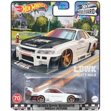 Автомодель Hot Wheels Boulevard Nissan Skyline Super Silhouette LB-ER34 біла з чорним (GJT68/HKF21) - Pampik