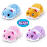 Інтерактивна м'яка іграшка Pets & Robo Alive Alive S1 Кумедний хом'ячок, фіолетовий (9543-3) - Pampik - 3