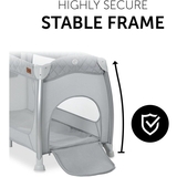 Дитячий манеж Hauck Play N Relax Quilted Grey, сірий (60011-5) - Pampik - 8