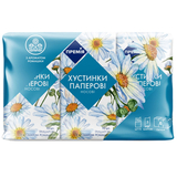 Носові хустинки Премія, 3-шарові, з ароматом ромашки, 6 х 10 шт. - Pampik