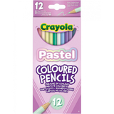 Набор пастельных цветных карандашей Crayola 12 шт (68-3366) - Pampik