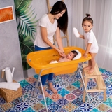 Ванна анатомічна Lorelli з підставкою, помаранчева (24830) - Pampik - 3