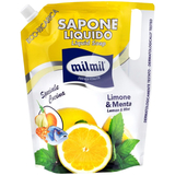 Рідке мило Mil Mil Лимон та м'ята, запаска, 900 мл - Pampik