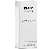 Ексфоліатор Klapp Clean & Active Exfoliator Dry Skin для сухої шкіри обличчя, 250 мл - Pampik - 2