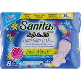 Гигиенические прокладки Sanita Soft & Fit Ultra Slim Wing 29 см 8 шт. - Pampik