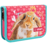 Пенал жесткий Smart HP-03 Cute lovely, 13х21х3 см, розовый (533279) - Pampik