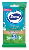 Серветки вологі Zewa Moist HA Fresh-To-Go Protect, 10 шт. - Pampik