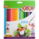 Карандаши цветные ZiBi Kids Line Акварель 24 шт. (ZB.2476) - Pampik