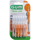Щітка для міжзубних проміжків GUM TravLer, 0.9 мм, 6 шт. - Pampik