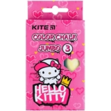 Крейда кольорова Kite Hello Kitty Jumbo 3 шт. (HK21-077) - Pampik
