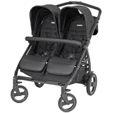 Коляска Peg-Perego Book for Two Quarz чорна (IP05280000GL93) - Pampik