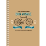 Блокнот для записей Student Bon Voyage А6, без линовки, спираль, 80 л. (A6-SC-080-6074) - Pampik