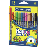 Набір лінерів Centropen Happy 0.3 мм 12 шт. (2521) - Pampik