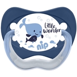 Пустышка Nip Моя семья №2 Кит и Волк, 2 шт. (38673-51) - Pampik - 2