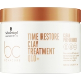 Глиняна маска Schwarzkopf Professional BC Bonacure Time Restore Clay Treatment Q10+ для зрілого та ламкого волосся, 500 мл - Pampik
