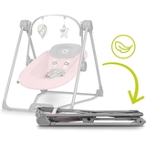 Крісло-гойдалка Lionelo Otto Pink Baby з ігровою дугою, рожеве (LO-OTTO PINK BABY) - Pampik - 6