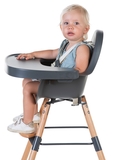 Уценка. Стул для кормления Childhome Evolu 2 с бампером антрацит (CHEVOCHNA) - Pampik - 17