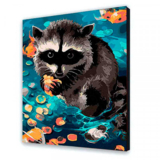 Картина за номерами ArtCraft Єнот Ракун 40x50 см (11615-AC) - Pampik - 2