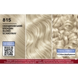 Стійка крем-фарба для волосся Schwarzkopf Brillance відтінок 815, скандинавський блондин, 170 мл - Pampik - 2
