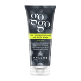Шампунь-гель для душу Kallos Cosmetics Gogo 2-in-1 Energizing Hair And Body Wash For Men для чоловіків, 200 мл - Pampik