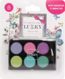 Пудрові тіні для повік Lukky, 6 кольорів, з аплікатором, 7,8 г, блістер (T18930) - Pampik - 2