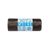 Мусорные пакеты Sipeko LDPE Ecostrong Крепкие, 35 л, 50 шт. - Pampik