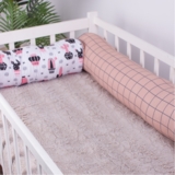 Захисні валики-бортики MirSon Kids Time 18-0004 Pink Cactus, рожеві, 2 шт. - Pampik