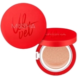 Тональний кушон для обличчя MISSHA Velvet Finish Cushion з матовим фінішом, SPF 50+/PA+++, відтінок №21, 15 мл - Pampik