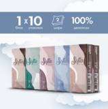 Салфетки бумажные Softa, 1 блок х 10 упаковок - Pampik - 2